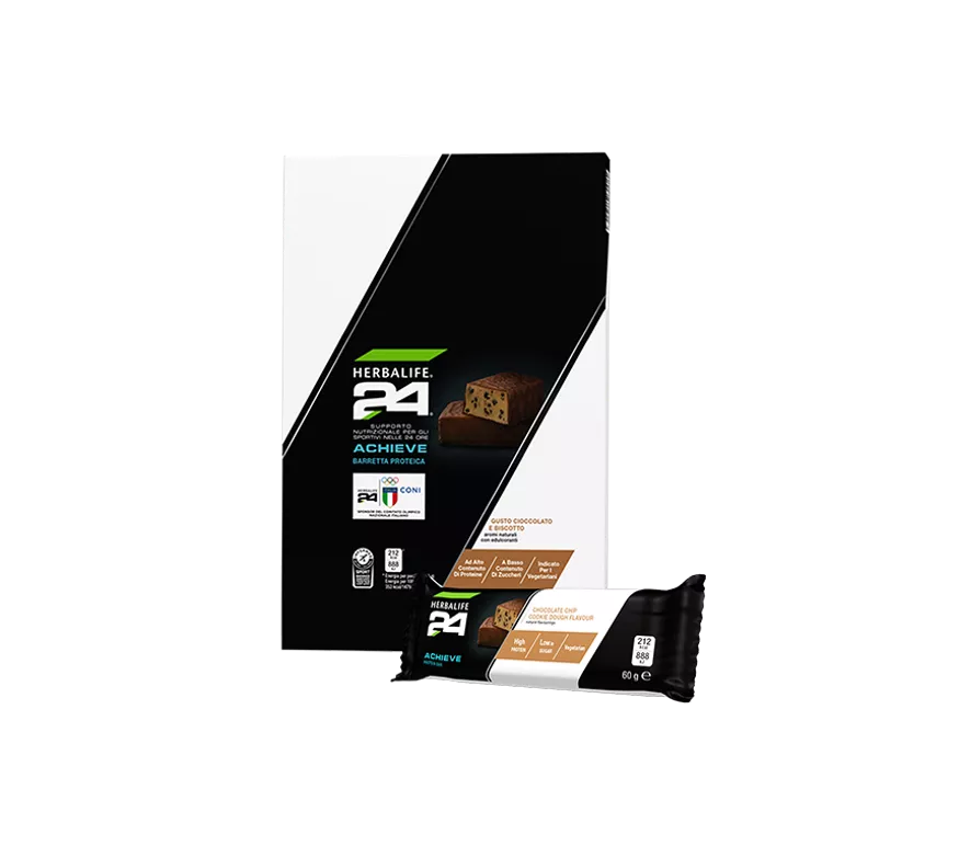 Herbalife24® Achieve Barretta Proteica - Cioccolato e Biscotto