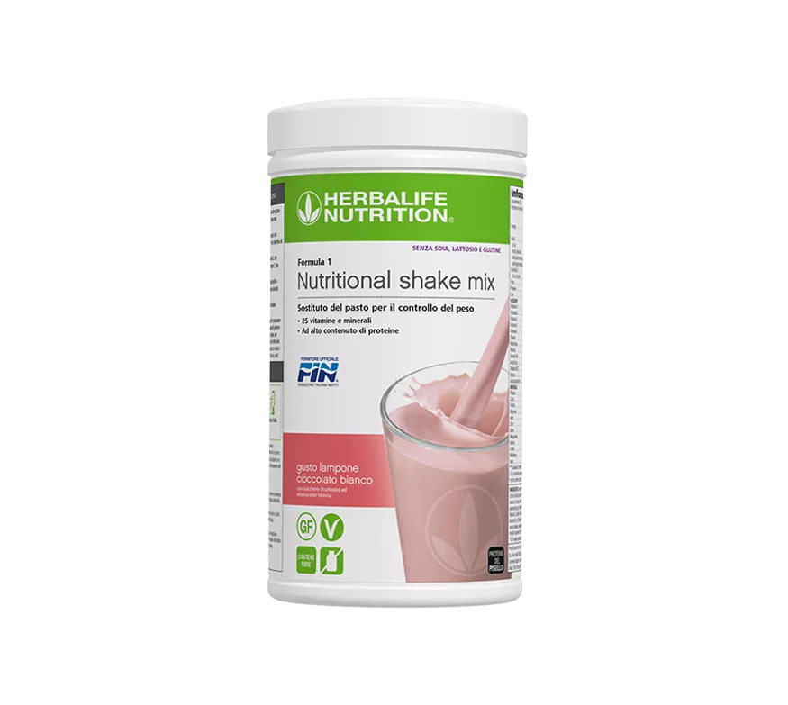 Formula 1 Free - Sostituto del Pasto Lampone e Cioccolato bianco  550 g